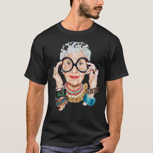 iris apfel Essential T-Shirt (Voorkant)