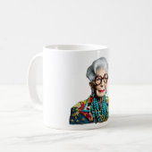 Iris Apfel Koffiemok (Voorkant links)