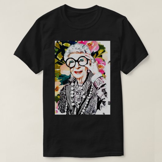 Iris Apfel Mode 5 T-shirt (Design voorkant)