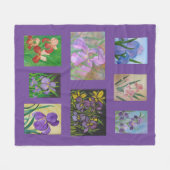 Iris Art Show # 1 Fleece Deken (Voorkant (Horizontaal))