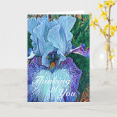 Iris Art "Thinking of You" Kaart (Gele Bloem)