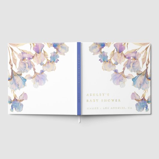 Iris Baby shower Gastenboek (Volledig)