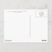 Iris bedankt Briefkaart (Achterkant)