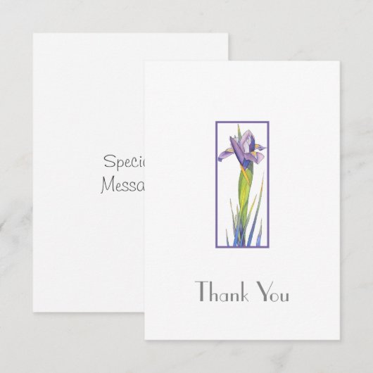 Iris bedankt je creditcard (Voorkant / Achterkant)