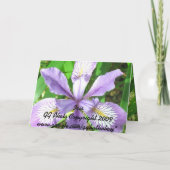 Iris Bedankt Notecard (Achterkant)