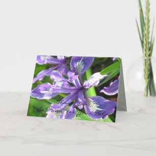 Iris Bedankt Notecard