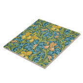 Iris behang ontworpen in 1887 tegeltje (Zijkant)