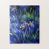 Iris, beroemd schilderij van Monet Legpuzzel (Verticaal)