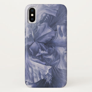 Iris binnenste schoonheid zilveren kuniphopeit iPhone x hoesje