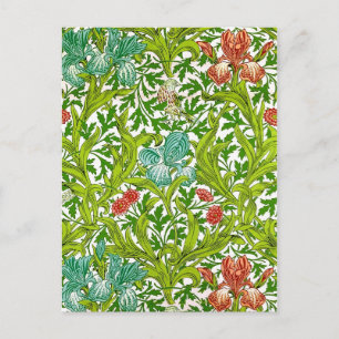  Iris Bird Pattern William Morris Briefkaart
