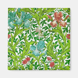  Iris Bird Pattern William Morris Magneet