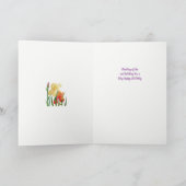 Iris Birthday Kaart (Binnen)