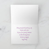 Iris Birthday Kaart (Binnen)