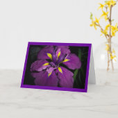 Iris Birthday Kaart (Gele Bloem)