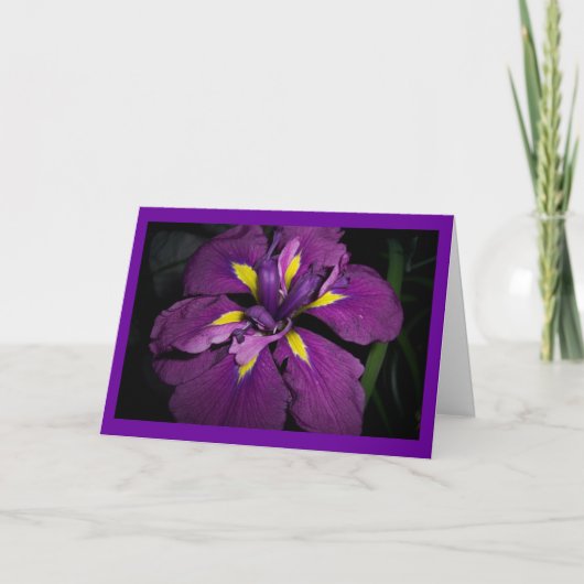 Iris Birthday Kaart (Voorkant)