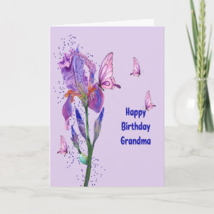 Iris Birthday Kaart voor oma