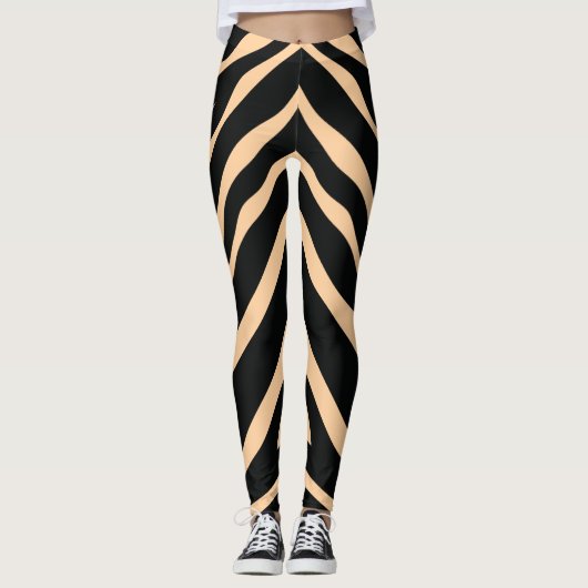 iris black linear towy leggings (Voorkant)