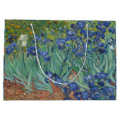 Iris Blauwe Groene Gele Van Gogh Groot Cadeauzakje (Achterkant)
