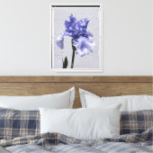 Iris Bloei Canvas Afdruk (Insitu (Slaapkamer))