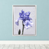 Iris Bloei Canvas Afdruk (Insitu (Houten vloer))