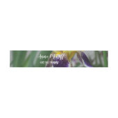 Iris Bloem Foto Uitnodiging Buik Banden Uitnodigingen Wikkel (Vlak)