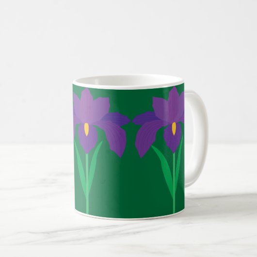 Iris Bloem Koffiemok (Voorkant rechts)