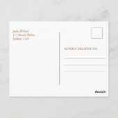 Iris bloem meisje verjaardagsfoto briefkaart (Achterkant)