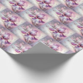 Iris Bloem met Gouden Etsen Cadeaupapier (Hoek)