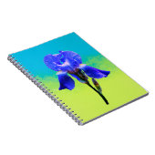 Iris bloem notitieboek (Rechterzijde)
