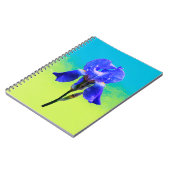 Iris bloem notitieboek (Linkerzijde)