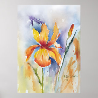 Iris Bloem Poster