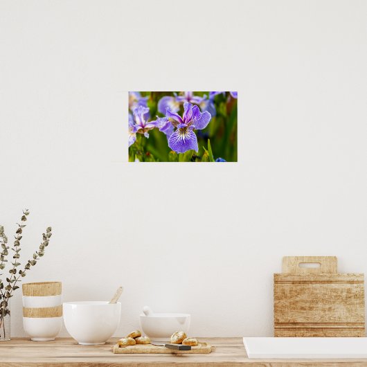 Iris Bloem Poster (Keuken)