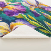 Iris Bloem Sherpa Deken (3/4)