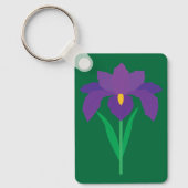 Iris Bloem Sleutelhanger (Voorkant)