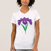 Iris Bloem T-shirt (Voorkant)