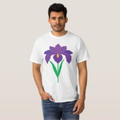 Iris Bloem T-shirt (Voorkant volledig)