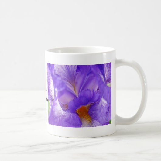 Iris Bloem Tuin Koffie Beker Mokken geschenken Paa (Rechts)
