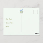 Iris Bloemen Ansichtkaart Briefkaart (Achterkant)