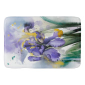 Iris bloemen badmat (Voorkant)