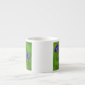 Iris Bloemen Espresso Kop (Voorkant)