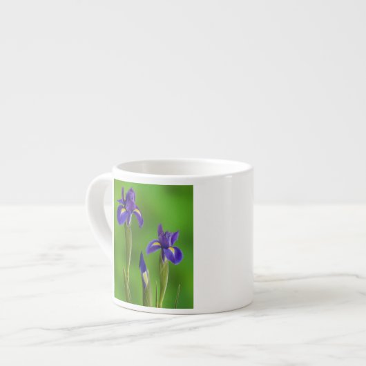 Iris Bloemen Espresso Kop (Links)