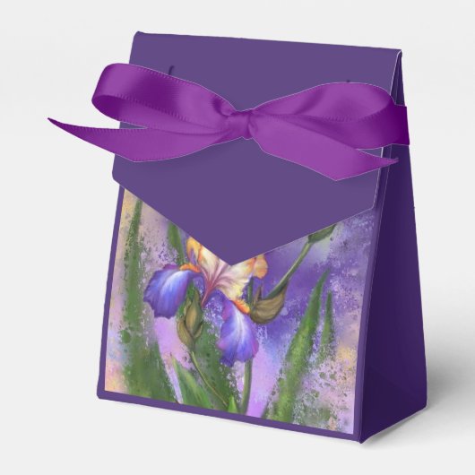 Iris Bloemen Geschenkdoos Irissen Bedankdoosjes (Voorkant Zijde)