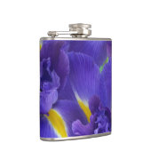 Iris bloemen heupfles (Rechts)