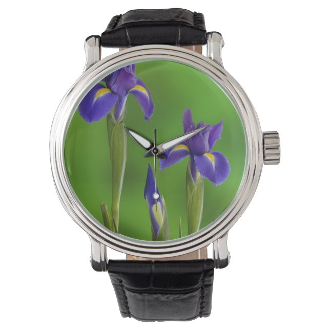 Iris Bloemen Horloge (Voorkant)