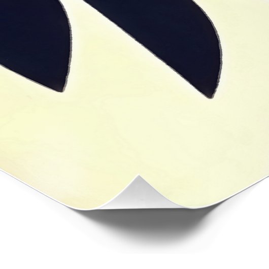 Iris-bloemen in een Abstracte geometrische variati Perfect Poster (Hoek)