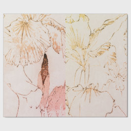 IRIS BLOEMEN inpakpapier