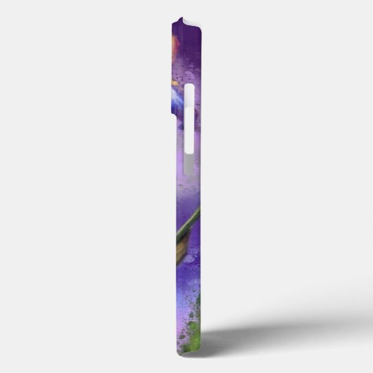 Iris Bloemen iPhone Case (Achterkant / Links)