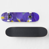 Iris bloemen persoonlijk skateboard (Horizontaal)
