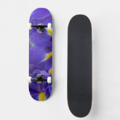 Iris bloemen persoonlijk skateboard (Voorkant)