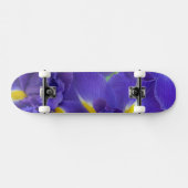Iris bloemen persoonlijk skateboard (Horizontaal)